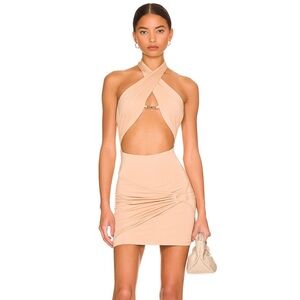 Superdown Michelle Wrap Mini Dress